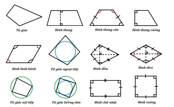 Hình tứ giác là gì?